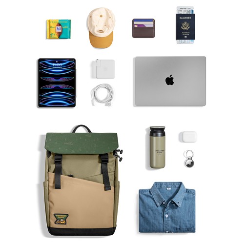 Tomtoc Travel рюкзак Slash-T64 Laptop Backpack 15.6"/18L Green