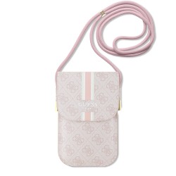Guess для смартфонов сумка Wallet Bag 4G Stripes with Cord strap Pink