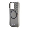 BMW для iPhone 15 Pro чехол M-Collection PC/TPU Printed pattern Hard Grey (MagSafe)