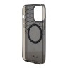 BMW для iPhone 15 Pro чехол M-Collection PC/TPU Printed pattern Hard Grey (MagSafe)