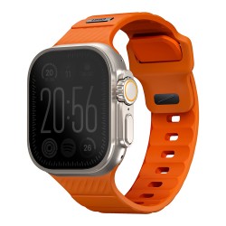 Uniq для Apple Watch 49/45/44/42 mm ремешок STRIDE FKM Rubber Volt Orange