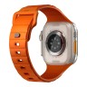 Uniq для Apple Watch 49/45/44/42 mm ремешок STRIDE FKM Rubber Volt Orange