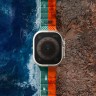 Uniq для Apple Watch 49-46-45-44 mm ремешок STRIDE FKM Rubber Volt Orange