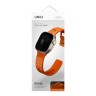 Uniq для Apple Watch 49/45/44/42 mm ремешок STRIDE FKM Rubber Volt Orange