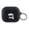 Karl Lagerfeld для Airpods 3 чехол PU Saffiano Monogram with ring NFT Metal Head Karl Black