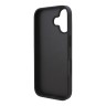 Karl Lagerfeld для iPhone 16 чехол PU-кожа Grained Monogram NFT Karl&Choupette метал.значок, черный