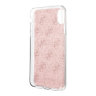 Чехол Guess 4G collection Hard Glitter для iPhone XR, розовый