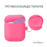 Чехол Elago Slim Silicone Hang case для AirPods 1/2, розовый неон