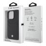 BMW для iPhone 16 Pro чехол Signature Leather with Cardslot Hard Black