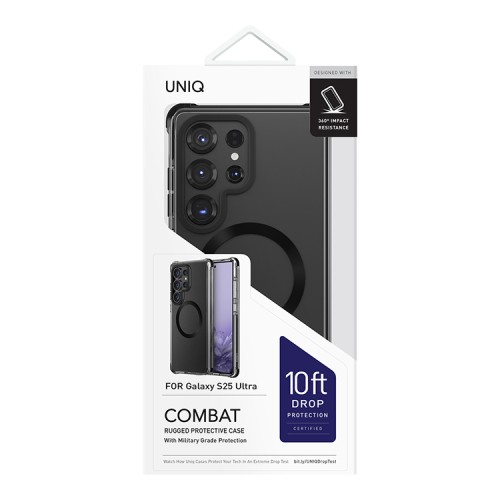 Uniq для Galaxy S25 Ultra чехол Combat Black (MagSafe)