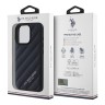 U.S. Polo для iPhone 16 Pro Max чехол PU Quilted with Classic logo Hard Navy