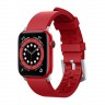 Ремешок Elago Premium Rubber для Apple Watch 42-44-45 mm, красный