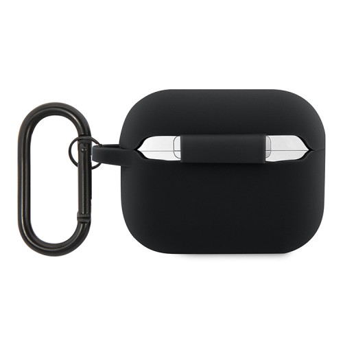 Lacoste для AirPods Pro 2 чехол Liquid silicone Croco Logo Black