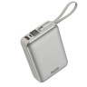 Energea внешний аккумулятор Bazic GoPower Fusion Mini 20K, 20000 3in1 USB-C +USB-C/Lightning cabl PD20W Displ Pebble