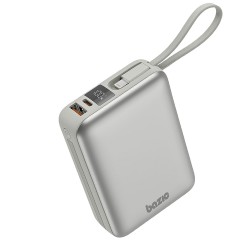 Energea внешний аккумулятор Bazic GoPower Fusion Mini 20K, 20000 3in1 USB-C +USB-C/Lightning cabl PD20W Displ Pebble