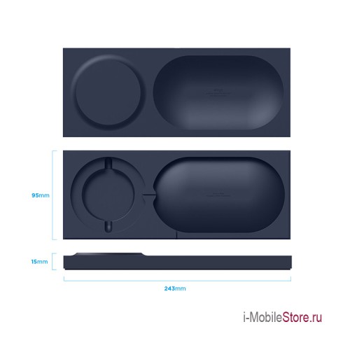 Подставка Elago MagSafe Tray для iPhone, синяя