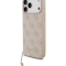 Guess для iPhone 17 Pro Max чехол PU 4G Classic Metal logo Hard + Charm Pink (MagSafe)