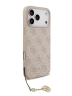Guess для iPhone 17 Pro Max чехол PU 4G Classic Metal logo Hard + Charm Pink (MagSafe)