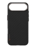 Uniq для iPhone Air чехол KEVA EDGE Full Kevlar Carbon Black (MagSafe)