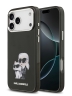 Karl Lagerfeld для iPhone 17 Pro Max чехол IML Aquarelle Karl & Choup Metal cam Hard Black (MagSafe)