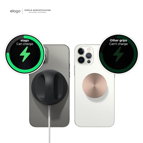 Держатель Elago MagSafe Grip Stand для iPhone, черный