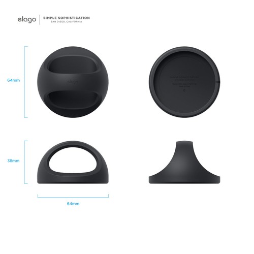 Держатель Elago MagSafe Grip Stand для iPhone, черный