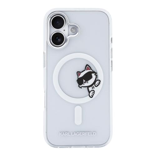 Karl Lagerfeld для iPhone 17 чехол IML Sketch Choupette прозрачный (MagSafe)