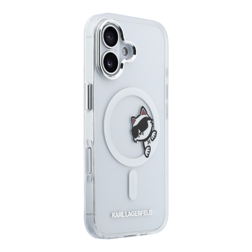 Karl Lagerfeld для iPhone 17 чехол IML Sketch Choupette прозрачный (MagSafe)