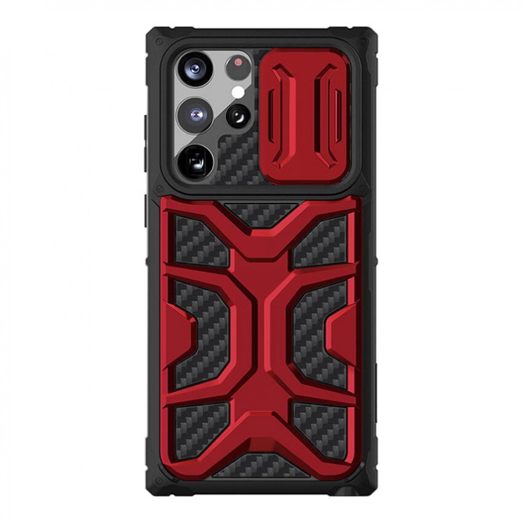 Противоударный чехол Nillkin Adventurer для Galaxy S22 Ultra, красный