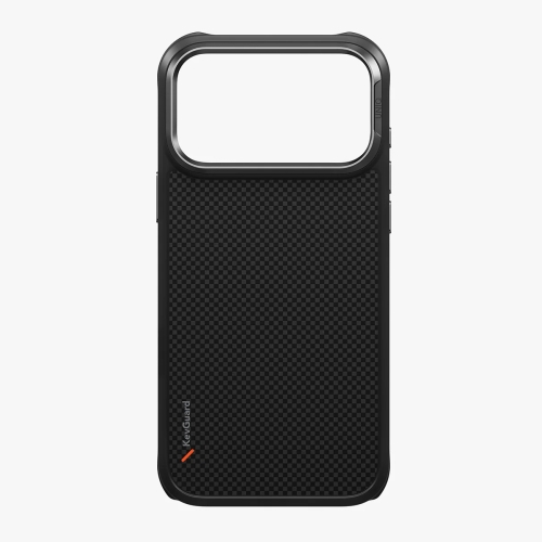 Uniq для iPhone 18 Pro/17 Pro чехол KEVA Kevlar Carbon Black (MagSafe)