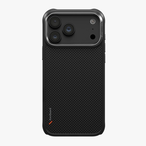 Uniq для iPhone 18 Pro/17 Pro чехол KEVA Kevlar Carbon Black (MagSafe)