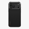 Uniq для iPhone 18 Pro/17 Pro чехол KEVA Kevlar Carbon Black (MagSafe)