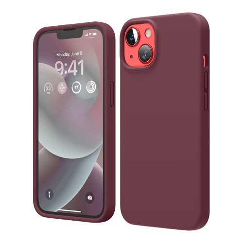Чехол Elago Soft Silicone для iPhone 14 Plus, Burgundy
