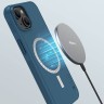 Чехол Nillkin Frosted Shield Pro Magnetic для iPhone 14 Plus, синий (magsafe)