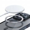 Чехол Baseus Glitter Magnetic PC case +Tempered glass для iPhone 14 Pro Max, черная рамка