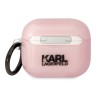 Чехол Lagerfeld TPU with ring NFT Choupette Translucent для Airpods 3 (2021), розовый