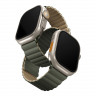 Ремешок Uniq Revix reversible Magnetic для Apple Watch 49-45-44-42 mm, зеленый/бежевый
