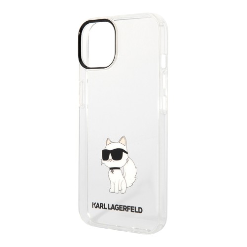 Чехол Lagerfeld NFT Choupette Hard для iPhone 14 Plus, прозрачный