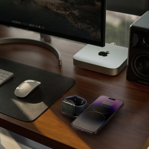 EnergEA АКБ Bazic GoPower MAG, 10000W Magnetic wireless 15W USB-C+A 20W +Watch charger Black