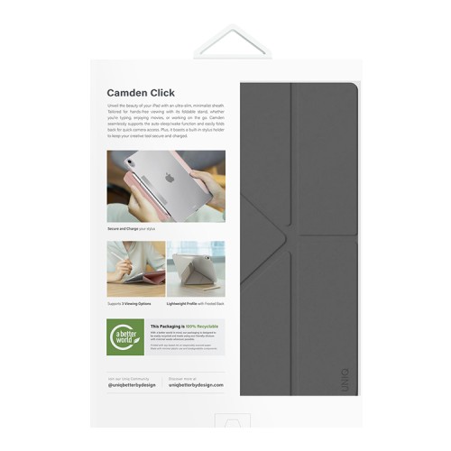 Uniq для iPad Air 13 (2024/25) чехол Camden Click Rhino Grey