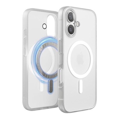 Elago для iPhone 16 чехол HYBRID (pc/tpu) Soft Feeling Clear (MagSafe)