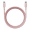 Energea Кабель Bazic GoCharge Weave USB-C to USB-C 60W 480 Mbps Soft braided Pink 1.5m