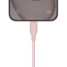 Energea Кабель Bazic GoCharge Weave USB-C to USB-C 60W 480 Mbps Soft braided Pink 1.5m