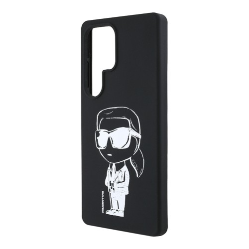 Karl Lagerfeld для Galaxy S25 Ultra чехол Liquid Silicone NFT Graffiti Karl Ikonik Hard Black (MagSafe)