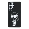 Karl Lagerfeld для Galaxy S25 Ultra чехол Liquid Silicone NFT Graffiti Karl Ikonik Hard Black (MagSafe)
