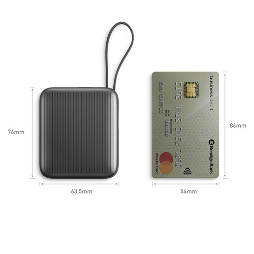 Energea внешний аккумулятор Integra Mini 35, 10000 USB-C+A + кабель USB-C Total 35W Display Gumental