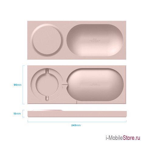 Подставка Elago MagSafe Tray для iPhone, розовая