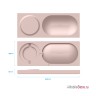 Подставка Elago MagSafe Tray для iPhone, розовая