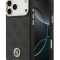 Guess для iPhone 17 Pro Max чехол PU 4G Diamond metal logo Gold camera Hard Black (MagSafe)
