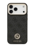 Guess для iPhone 17 Pro Max чехол PU 4G Diamond metal logo Gold camera Hard Black (MagSafe)